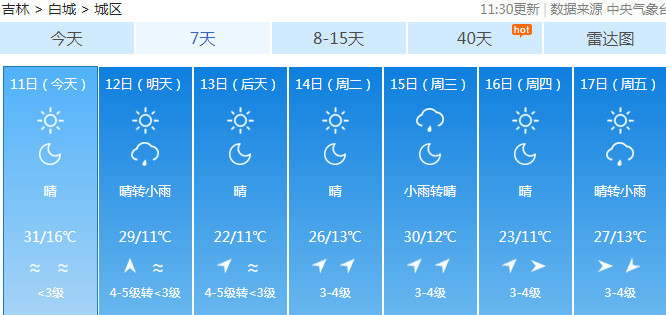 吉村最新天气预报信息